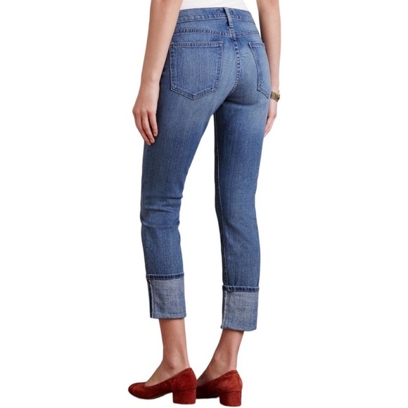 Current Elliott cuffed cropped casual denim - Picture 2 of 11